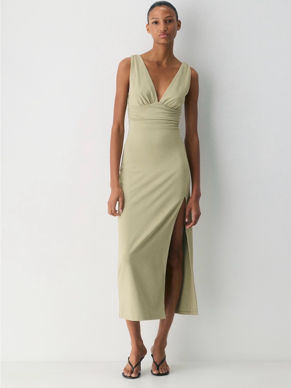 Aritzia Waver Dress in Sage